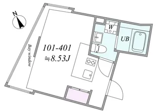 trias347【4階】の間取り