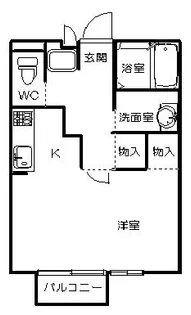 コーポカメリア【1階】の間取り