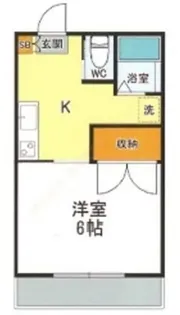 ドミール鷹ノ台【1階】の間取り