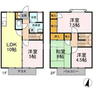 エルパラシオA/B エルパラシオBの間取り