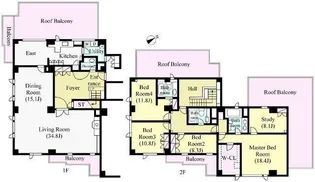 有栖川ホームズ【5階】の間取り
