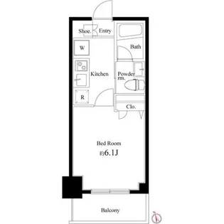 Court Blanche【1階】の間取り