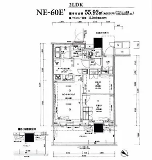 Brillia有明City Tower【17階】の間取り