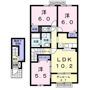 フォルス・ラーマ5【2階】の間取り