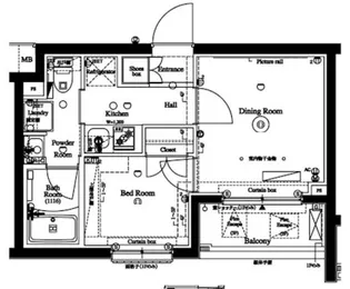 アークマーク大森町【4階】の間取り