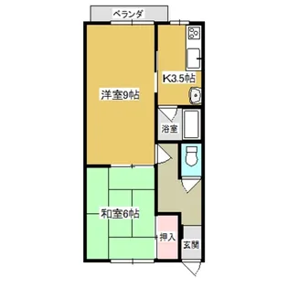 ニューロイヤルハイツ【2階】の間取り