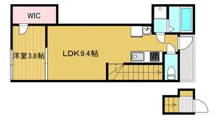 Pablo戸坂 A棟【2階】の間取り