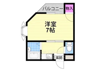クワイエット四條畷【2階】の間取り