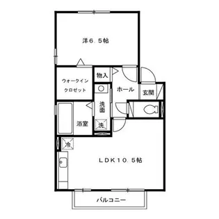 リビングタウン永井E棟【2階】の間取り