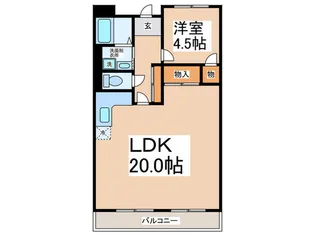 パークロイヤル【3階】の間取り