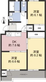 前田ハイツ【5階】の間取り