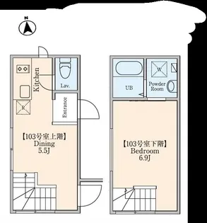 PROTO大井町I【1階】の間取り