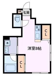 ロイヤルアーデンV【1階】の間取り