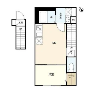 ウェルスクエア若林【2階】の間取り