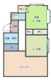 ラ・メゾン・ド・パストラル【3階】の間取り