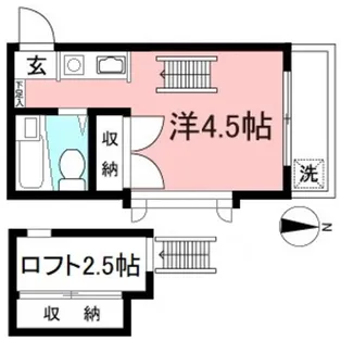 カワセハイム【2階】の間取り