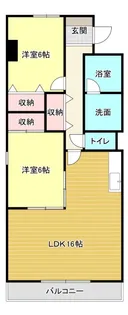 シティプラザ浜松【5階】の間取り