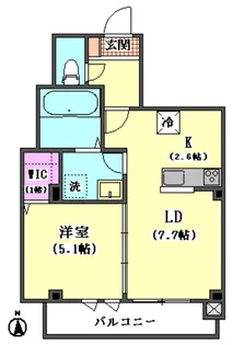 ラ ルーナ サンアイ【3階】の間取り