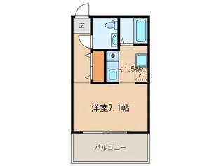 ZESTY神楽坂【1階】の間取り