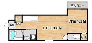 DOAHN西淀川【1階】の間取り