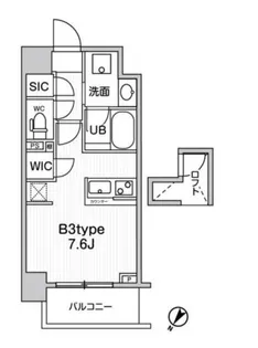 JMFレジデンス町田の間取り
