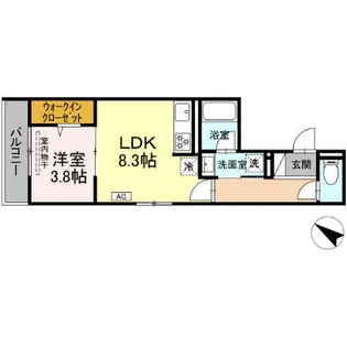 D Paina 生麦【2階】の間取り