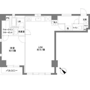 カスタリアお茶の水【2階】の間取り