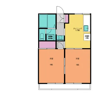 ハミング75【2階】の間取り