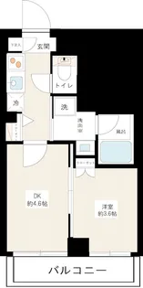 AZEST矢口渡【4階】の間取り