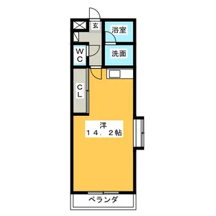 ライトメロウ【1階】の間取り