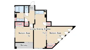 la famille【3階】の間取り