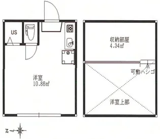 フェリスシック【2階】の間取り