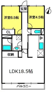 omiya mosaic【4階】の間取り
