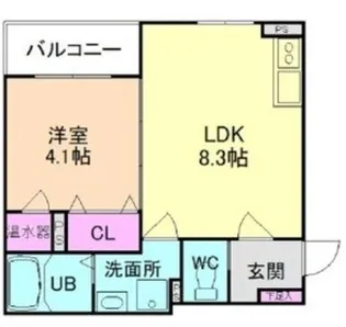 girasol kadoma【1階】の間取り