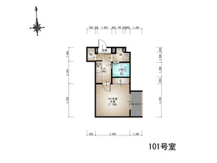 Regalest Fleurir 宇品西【1階】の間取り