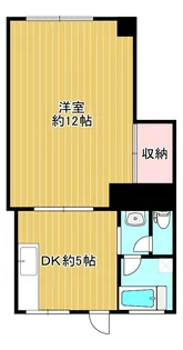 メゾン龍岡【4階】の間取り