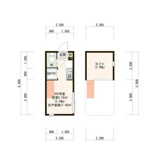ソラーレ新高円寺【2階】の間取り