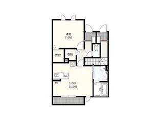 ソレジオタウン大津【1階】の間取り