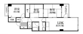 シャルマン千田町【7階】の間取り