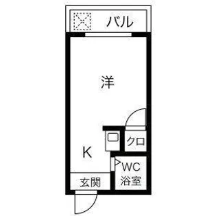 21ハイム【3階】の間取り