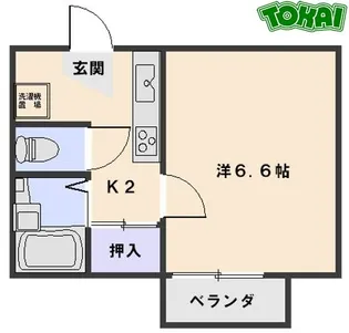 ドミナドール松阪【2階】の間取り