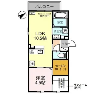 アルエット【3階】の間取り