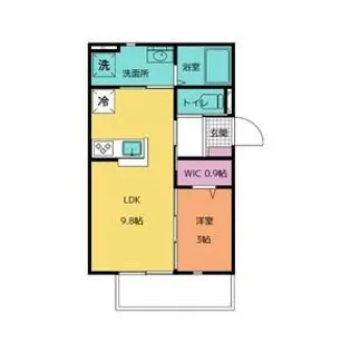 ユアメゾンソレイユ【2階】の間取り