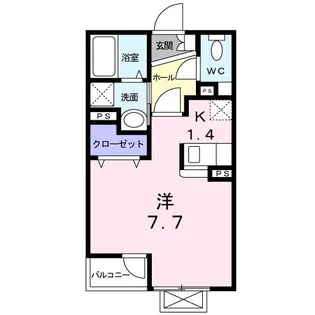 アイズリー・コート【2階】の間取り