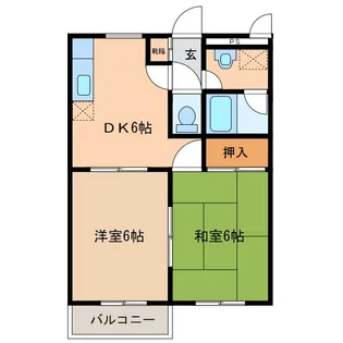 シュリンプフィールド【1階】の間取り