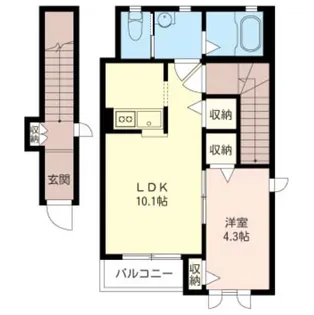 リヴェール【2階】の間取り