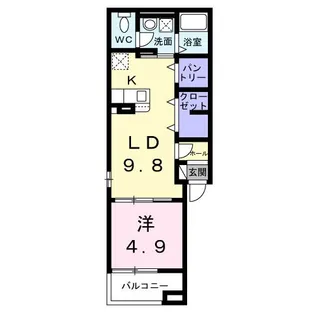 セレッソ パルケ【3階】の間取り