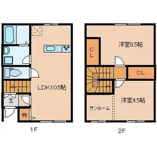スライヴ上小泉の間取り