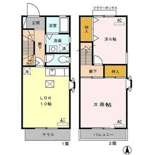 セジュール・モローの間取り