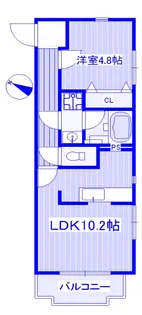 ラ・リベルタ桜木【2階】の間取り